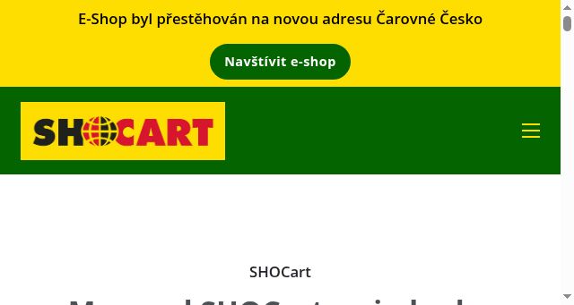 Screenshot of shocart.cz