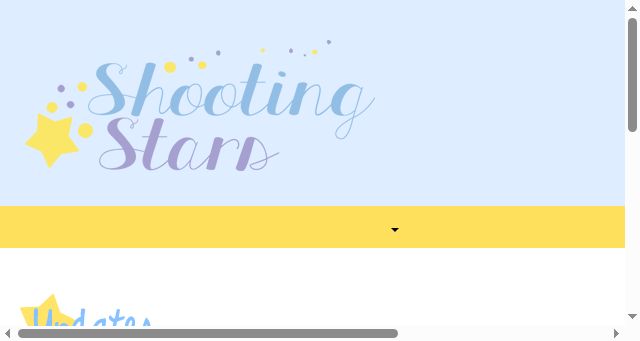 Screenshot of shooting-stars.org
