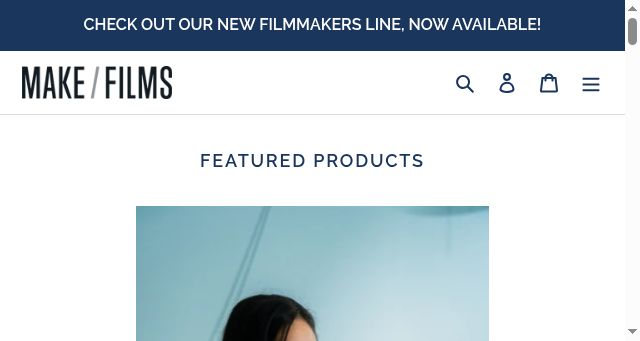 Screenshot of shopmakefilms.cc
