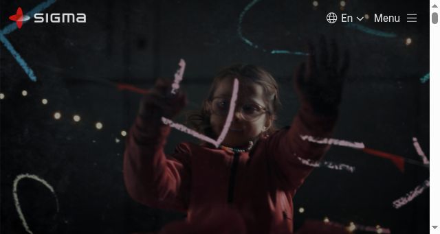 Screenshot of sigma.se