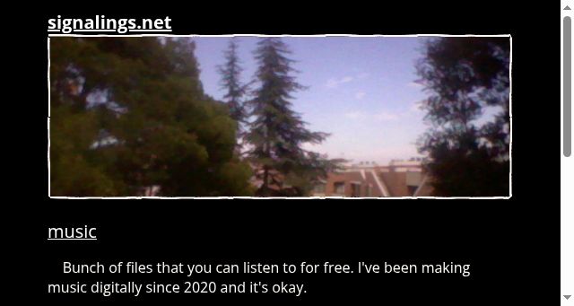 Screenshot of signalings.net
