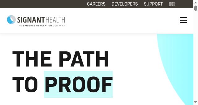 Screenshot of signanthealth.com