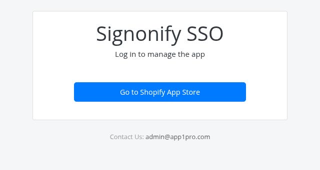 Screenshot of signonify.com
