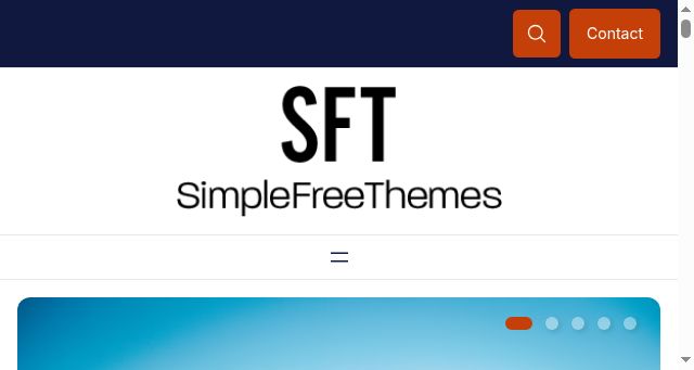 Screenshot of simplefreethemes.com