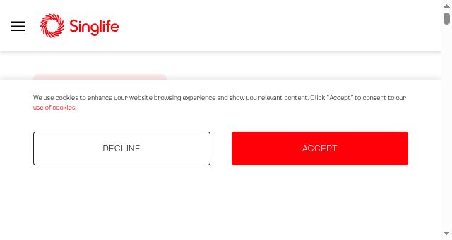 Screenshot of singlife.com.ph