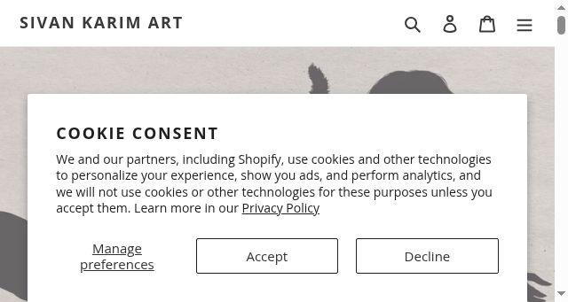 Screenshot of sivankarim.com