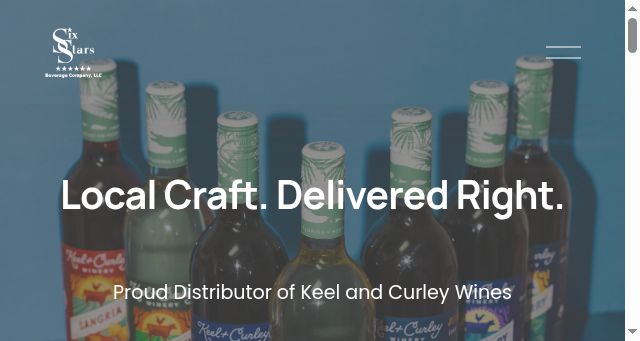 Screenshot of sixstarsbev.com