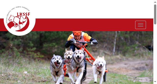 Screenshot of sleddog.lv