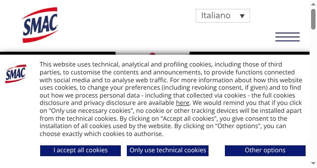 Screenshot of smac-home.com