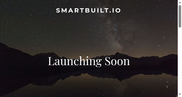 Screenshot of smartbuilt.io