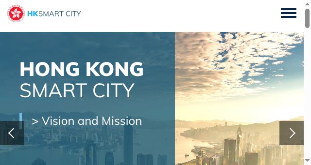 Screenshot of smartcity.gov.hk