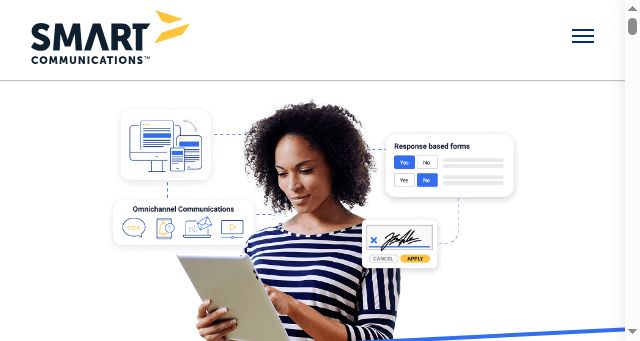 Screenshot of smartcommunications.com