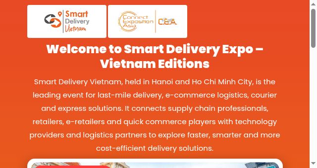 Screenshot of smartdeliveryvietnam.com