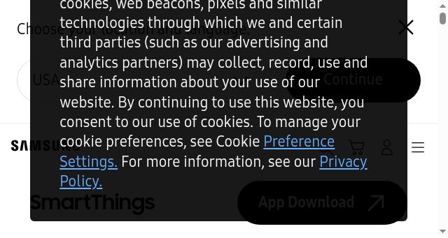 Screenshot of smartthings.com