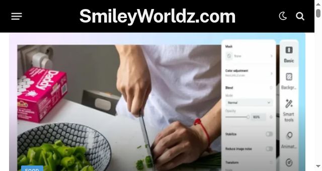 Screenshot of smileyworldz.com