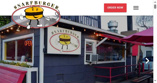 Screenshot of snarfburger.com
