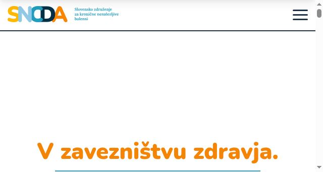 Screenshot of sncda.si