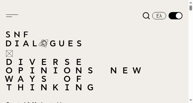 Screenshot of snfdialogues.org