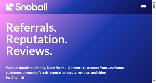 Screenshot of snoball.com