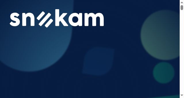 Screenshot of snokam.no