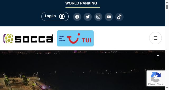 Screenshot of soccafederation.com