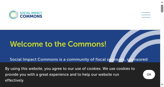 Screenshot of socialimpactcommons.org