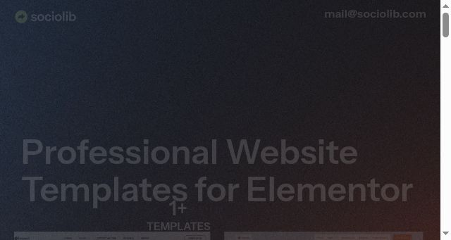 Screenshot of sociolib.com