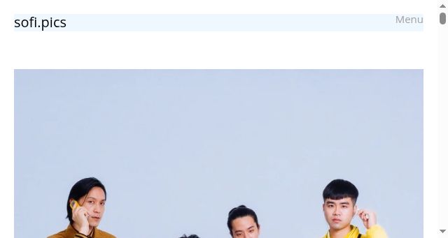 Screenshot of sofi.pics