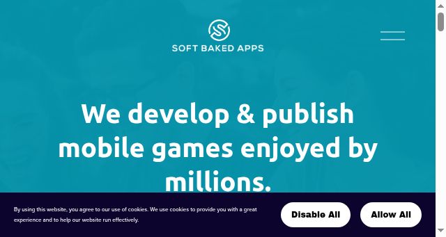 Screenshot of softbakedapps.com