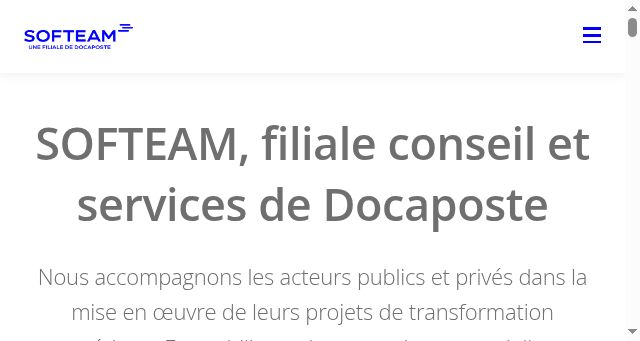 Screenshot of softeam.com