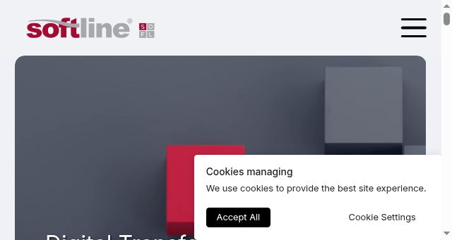 Screenshot of softline.com