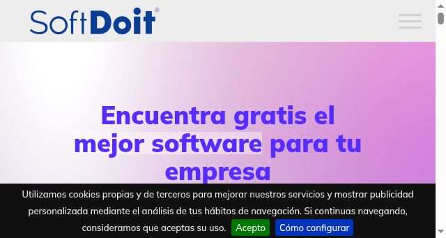 Screenshot of softwaredoit.es