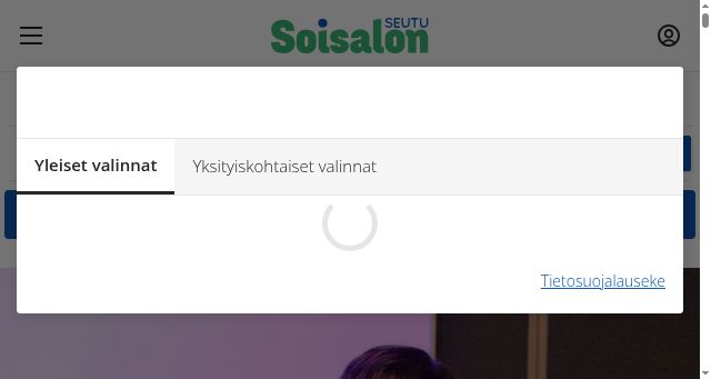 Screenshot of soisalonseutu.fi