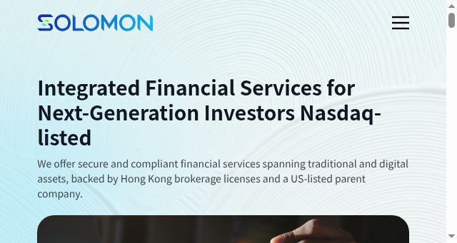 Screenshot of solomonwin.com.hk