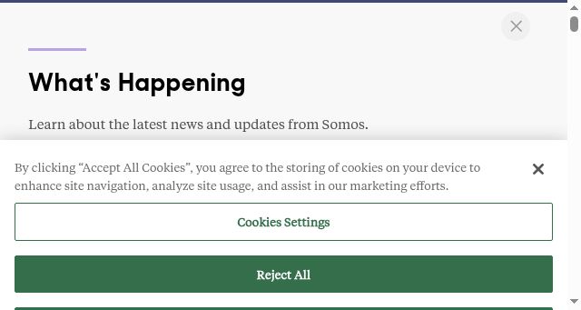 Screenshot of somos.com