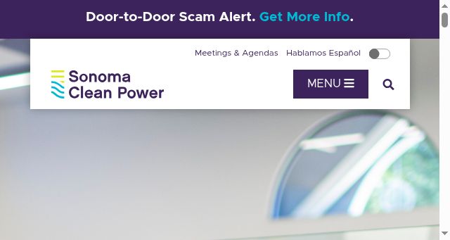 Screenshot of sonomacleanpower.org