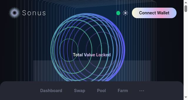 Screenshot of sonus.exchange