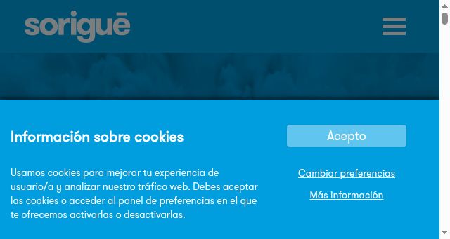 Screenshot of sorigue.com