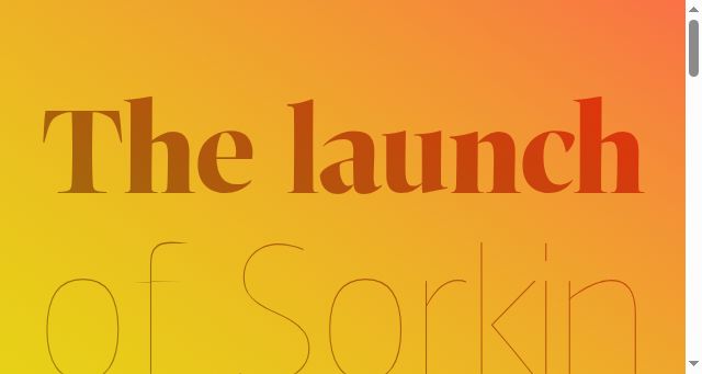 Screenshot of sorkintype.com