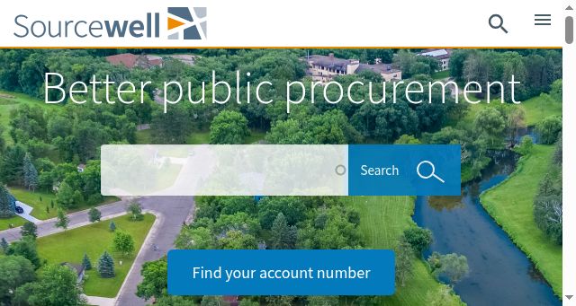 Screenshot of sourcewell-mn.gov