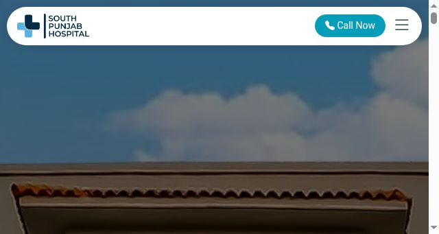 Screenshot of southpunjabhospital.com