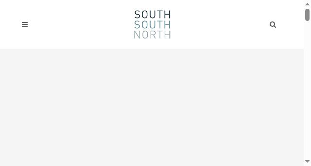 Screenshot of southsouthnorth.org