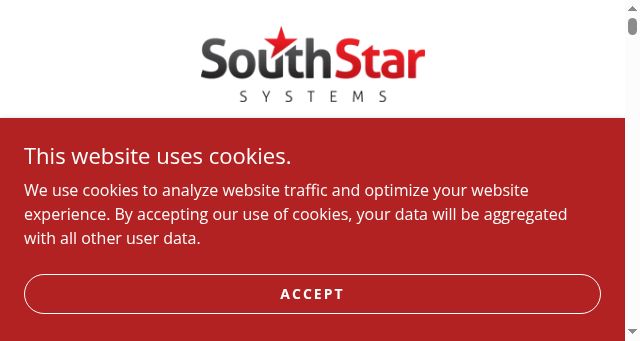 Screenshot of southstarsystems.com