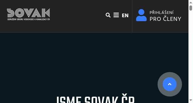 Screenshot of sovak.cz