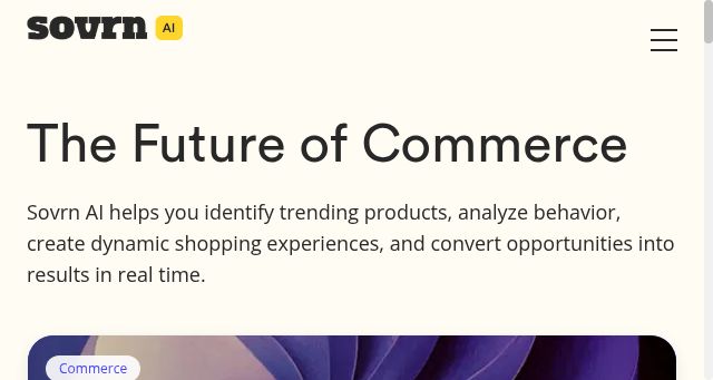 Screenshot of sovrn.ai