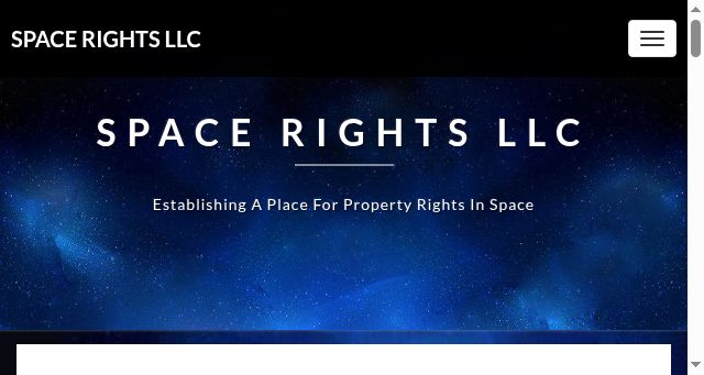 Screenshot of space-rights.com