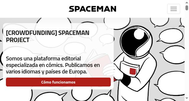 Screenshot of spacemanproject.com