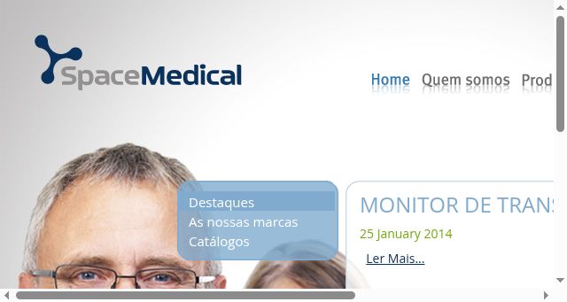 Screenshot of spacemedical.com.pt