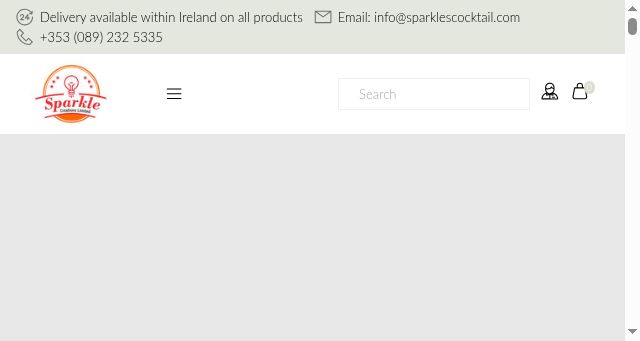 Screenshot of sparklescocktail.com