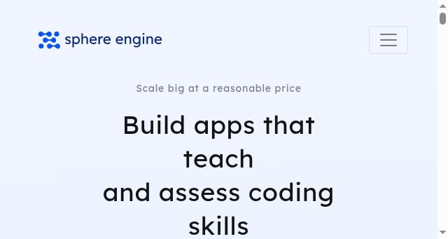 Screenshot of sphere-engine.com